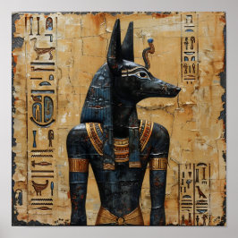 Póster Anubis de Egipto