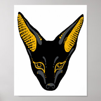 Póster Anubis Jackal Art Poster