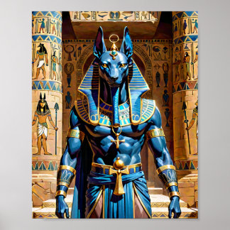 Póster Anubis poster mate
