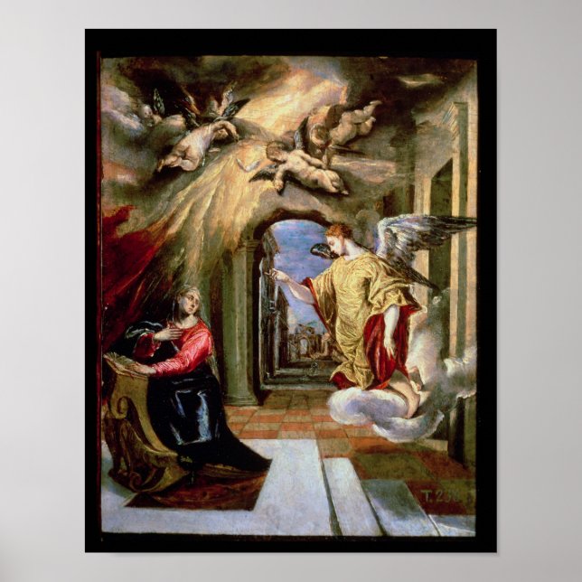 Póster Anunciación, c.1570-73 (Frente)