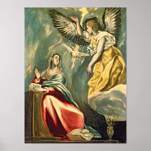 Póster Anunciación, c.1595-1600 (Frente)