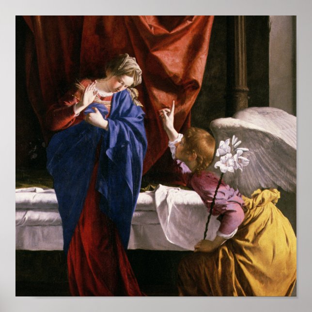 Póster Anunciación, c.1623 (Frente)