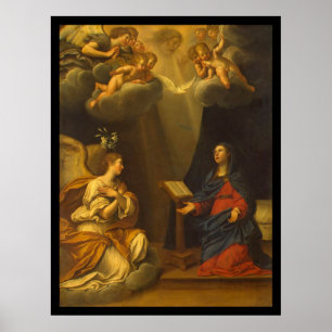 Póster Anunciación de Albani Francesco