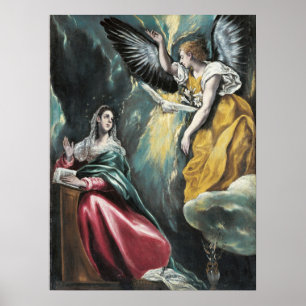 Póster Anunciación de El Greco