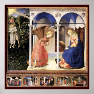 Póster ANUNCIACIÓN de Fra Angelico