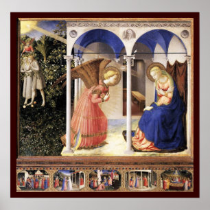 Póster ANUNCIACIÓN de Fra Angelico