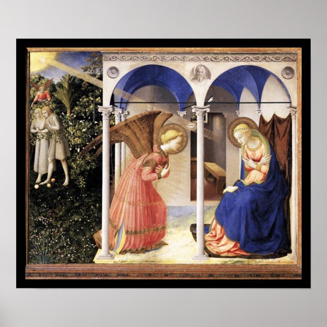 Póster ANUNCIACIÓN de Fra Beato Angelico (Frente)