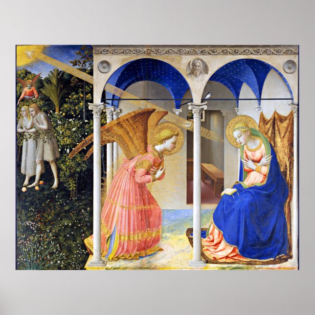 Póster ANUNCIACIÓN de Fra Beato Angelico (Frente)
