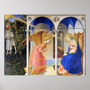 Póster ANUNCIACIÓN de Fra Beato Angelico