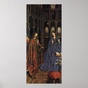 Póster Anunciación de Jan van Eyck
