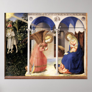 Póster ANUNCIACIÓN por Fra Beato Angelico