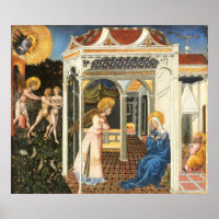Anunciación - Poster Bella Artes Giovanni di Paolo