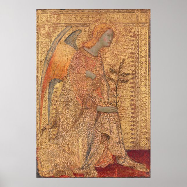 Póster Anunciación - Poster Bella Artes Simone Martini (Frente)