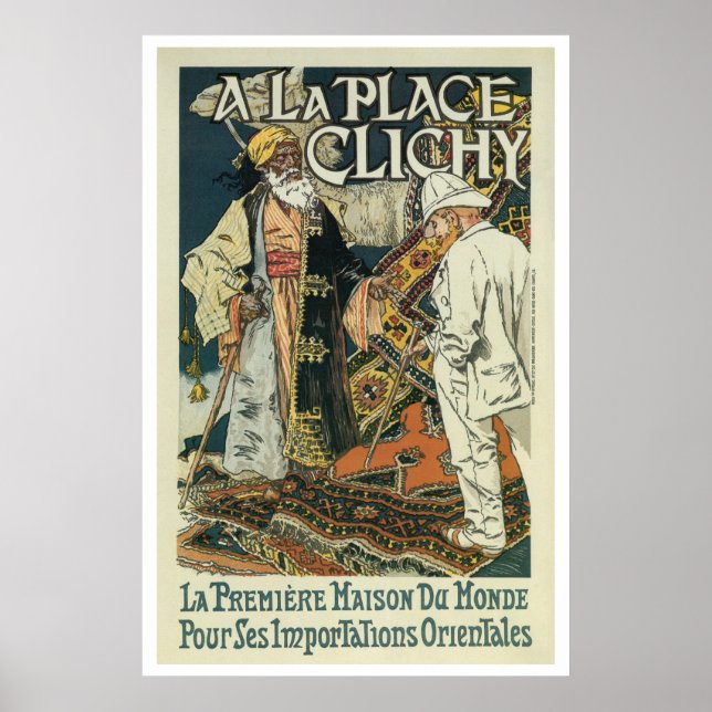 Póster Anuncio comercial de Importación Oriental Francesa (Frente)