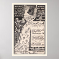 Anuncio de aceite de oliva de Nicelle de 1899