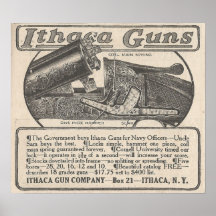 Anuncio de armas de Ithaca de 1913