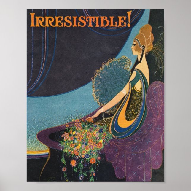 Póster Anuncio de Art Deco Mavis Perfume (Frente)