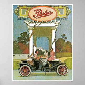 Póster Anuncio de automóviles sin pareja