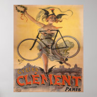 Anuncio de bicicleta francesa de 1898