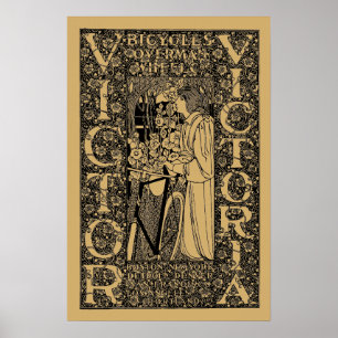 Póster Anuncio de bicicletas Victor, Victoria