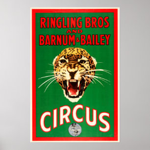 PÓSTER ANUNCIO DE BROS Y BARNUM BAILEY