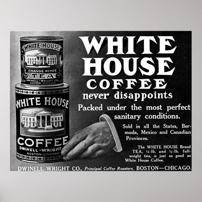 Póster Anuncio de café (Frente)