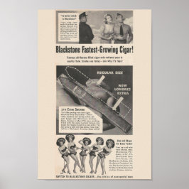 Póster Anuncio de cigarro de 1941