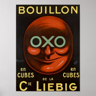 Póster Anuncio de construcción de OXO de época - Cie Lieb