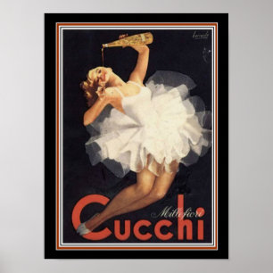 Póster Anuncio de cosecha Cucchi Millefiori 12 x 16