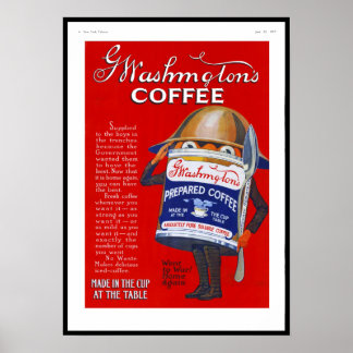 Póster Anuncio de cosecha poster 1919 Café