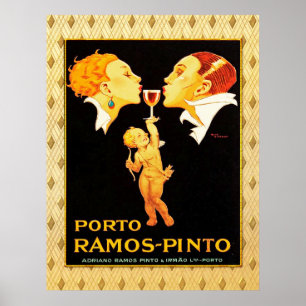 Póster Anuncio de época Art Deco