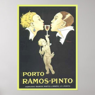 Póster Anuncio de época de Porto Ramos Pinto
