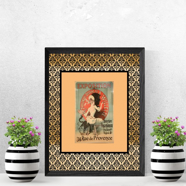 Póster Anuncio de exposición de Willette en francés (Subido por el creador)