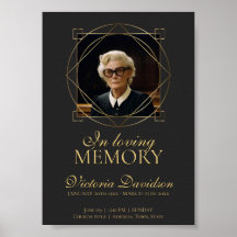 Anuncio de Funeral Digital Post Gris Oscuro