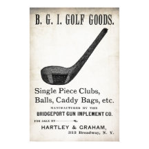 Anuncio de golf Vintage 1898 - Imprimir