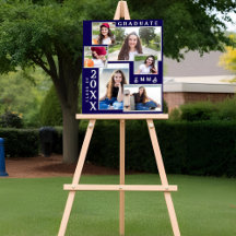 Anuncio de graduación con varias fotos de la promo