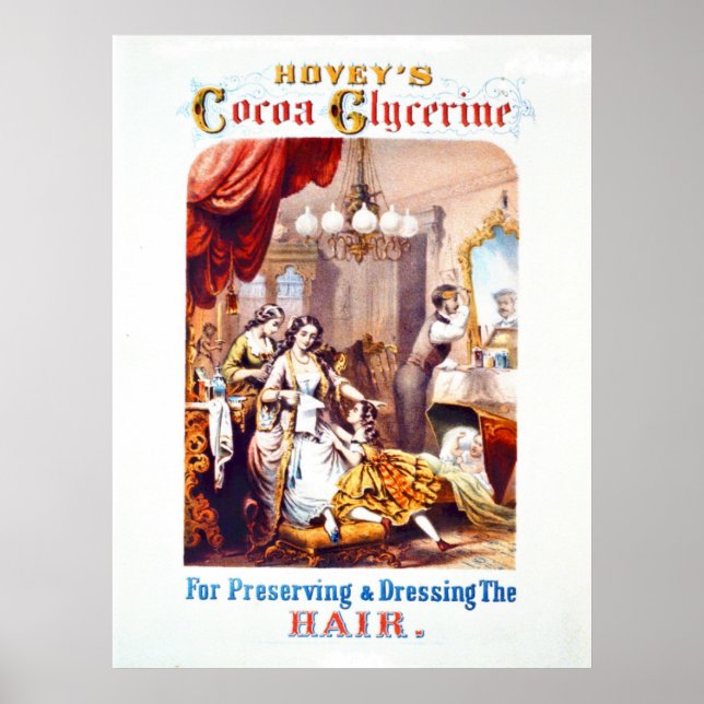 Póster Anuncio de Hair Tonic 1860 (Frente)