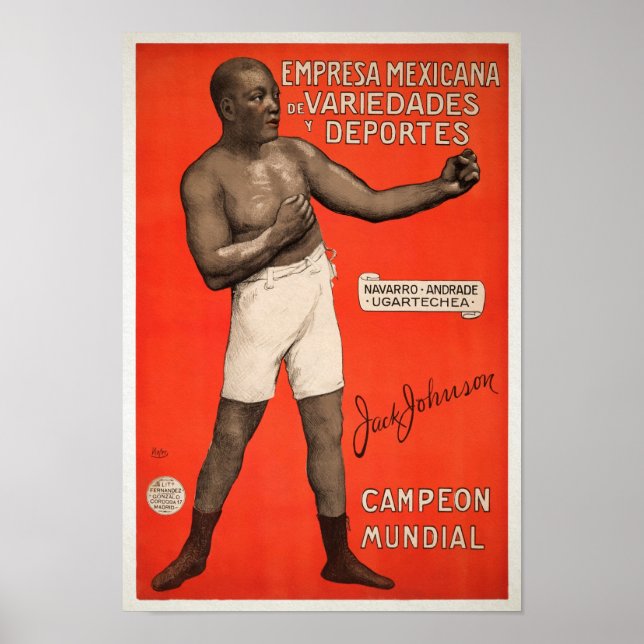 Póster Anuncio de Jack Johnson (Frente)