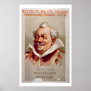 Póster Anuncio de la 12ª noche de Robson & Crane