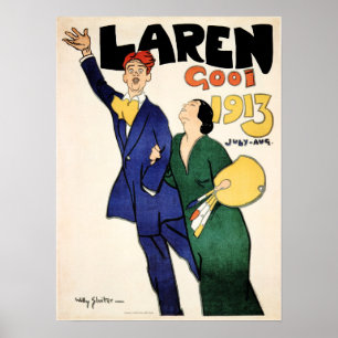 Póster Anuncio de la exposición del Festival LAREN GOOI H