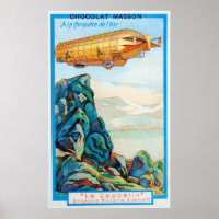 Anuncio de Masson de Chocolat con aerolíneas de Ze