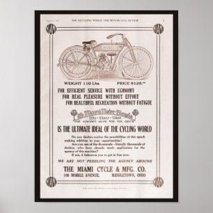 Póster Anuncio de Miami de 1915