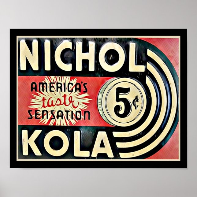 Póster Anuncio de Nichol Kola (Frente)
