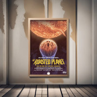 Anuncio de película de terror sobre ciencia ficció