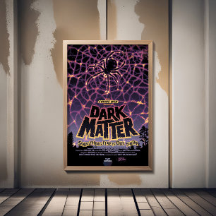 Póster Anuncio de película de terror sobre ciencia ficció