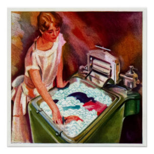 Póster Anuncio de revista de ensueño de ama de casa