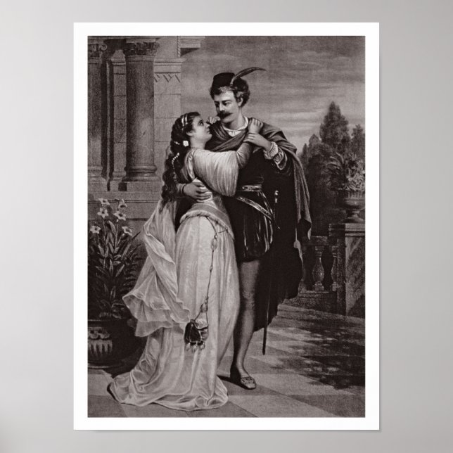 Póster Anuncio de 'Romeo y Julieta', en la ópera (Frente)