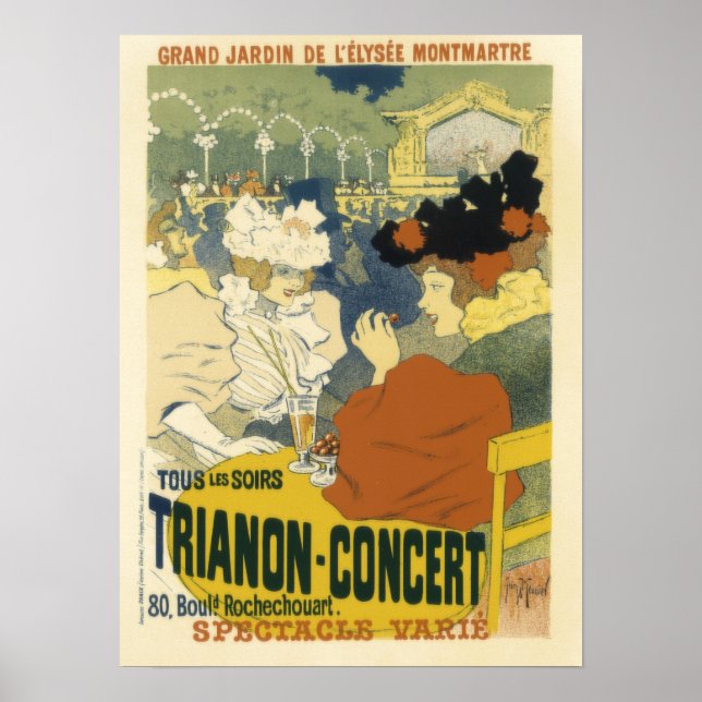 Póster Anuncio de Trianon-Concert (Frente)