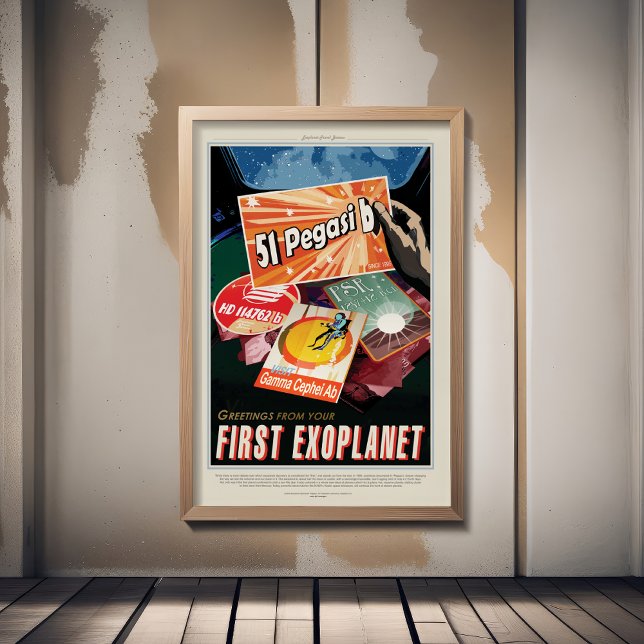 Póster Anuncio de viajes de Ciencia Ficción, Planeta 51 P (Subido por el creador)
