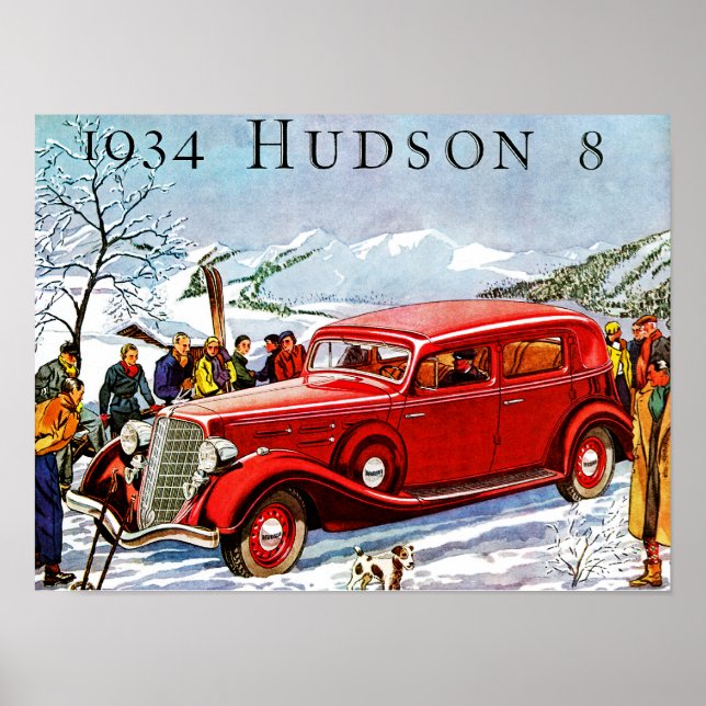 Póster Anuncio de Vintage Hudson (Frente)